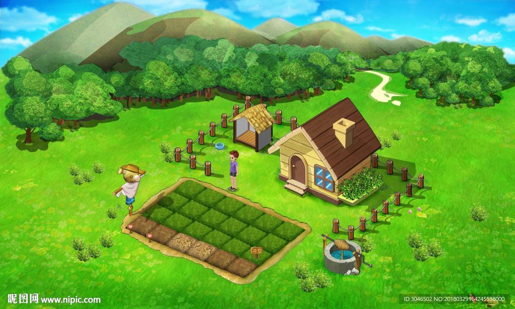 农场游戏场景