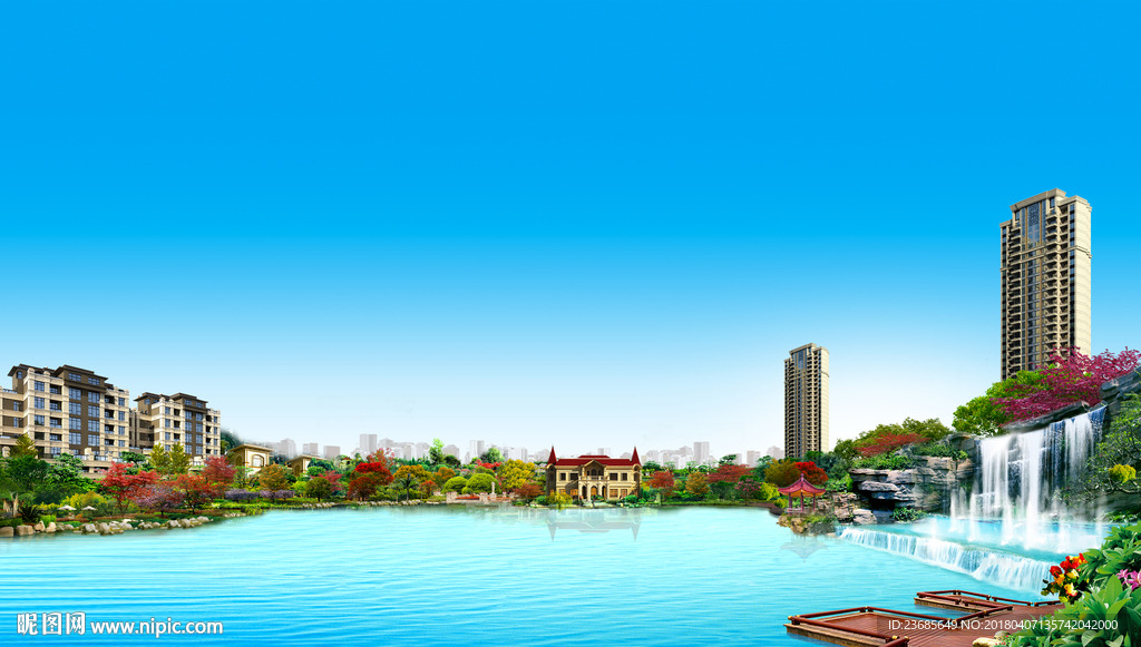 高层洋房内湖会所