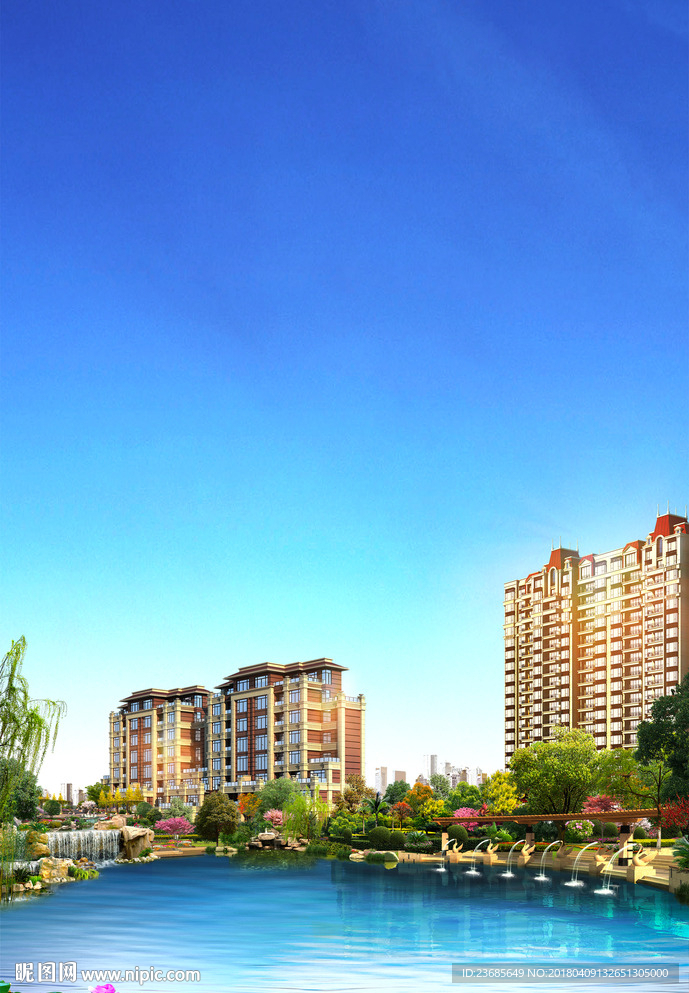 小叠水洋房高层