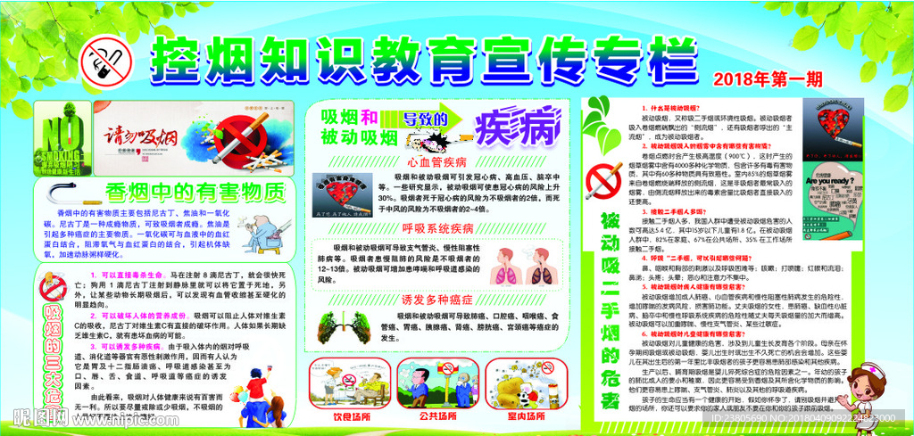 控烟宣传展板