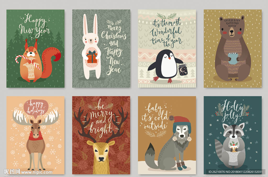 卡通动物装饰画设计