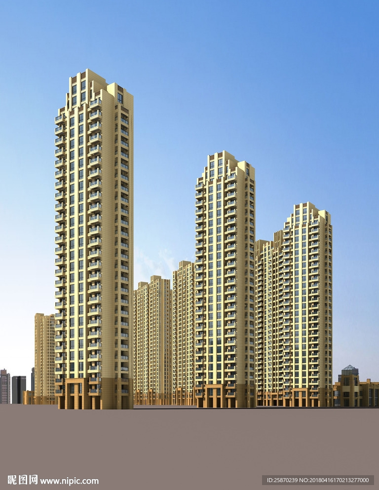 3D小区模型透视