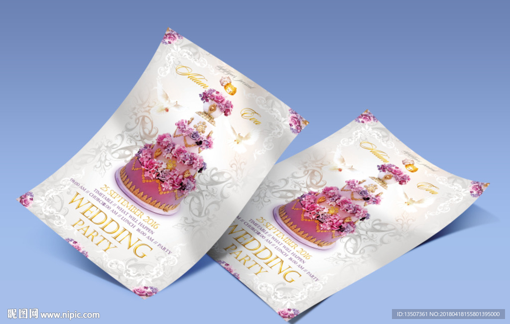 生日蛋糕海报创意设计