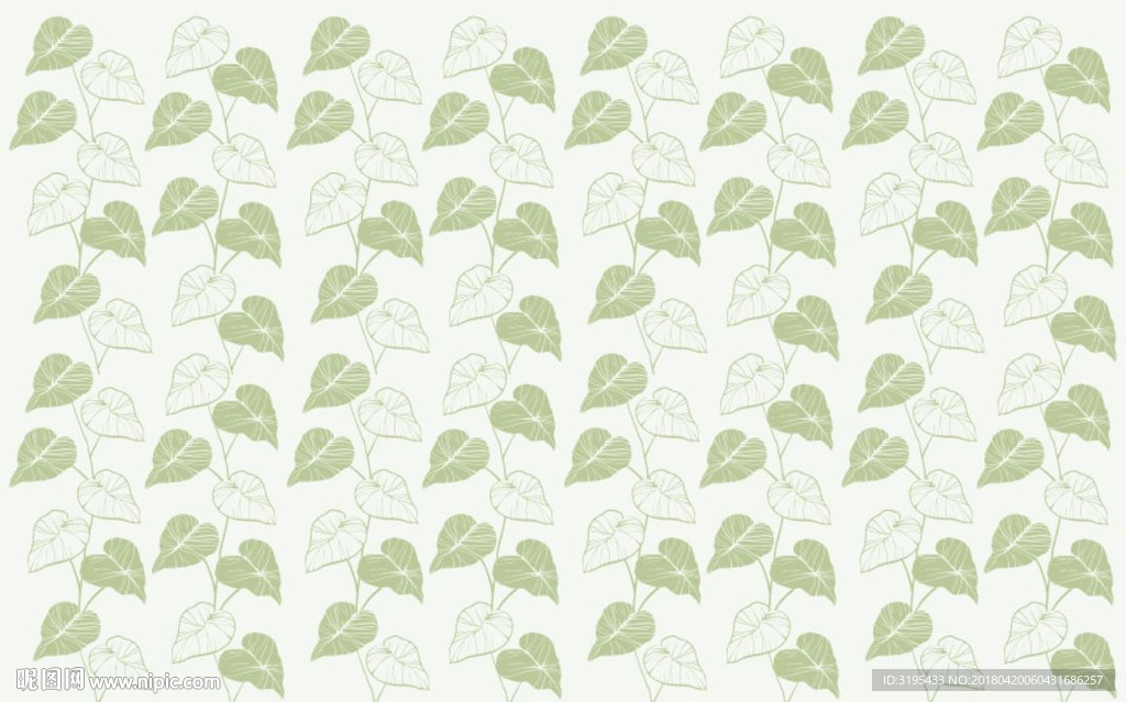 叶子底纹 壁纸图案 硅藻泥图案