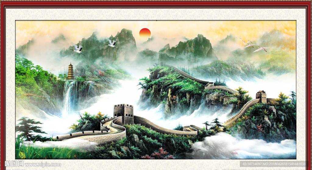 国画长城