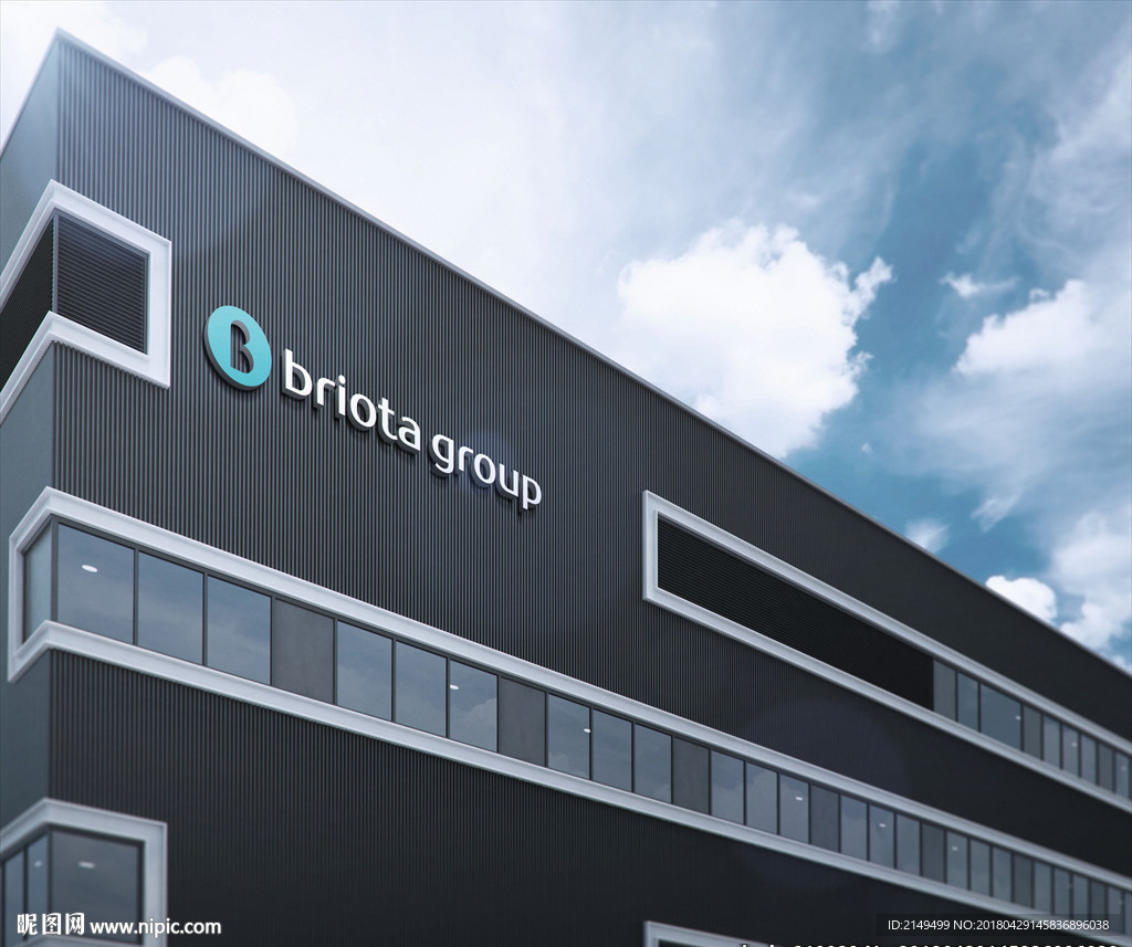 VI公司外墙logo智能模板