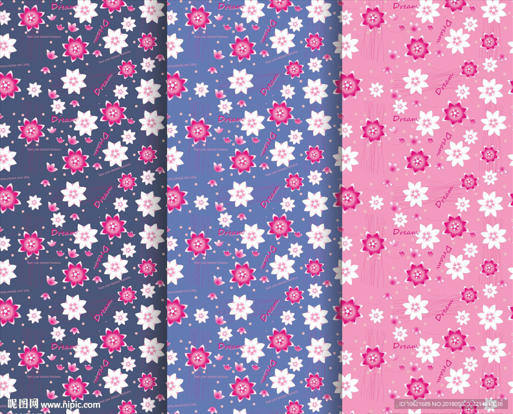 花纹 矢量 无缝印花