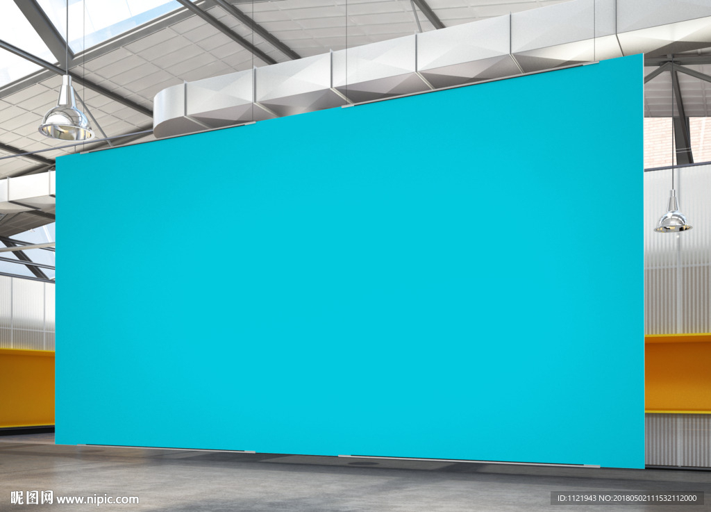 大型广告画样机