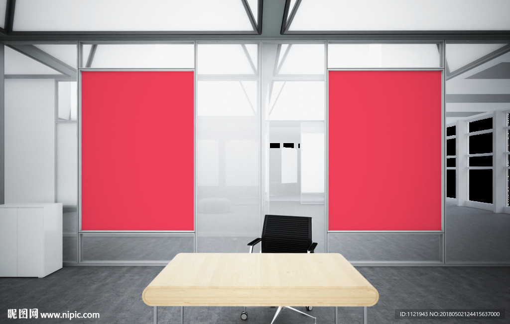 室内广告画效果图