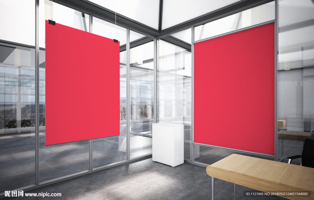 公办室企业画样机图