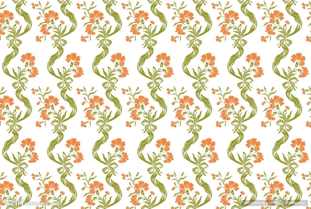 花草图案 壁纸图案 硅藻泥图案