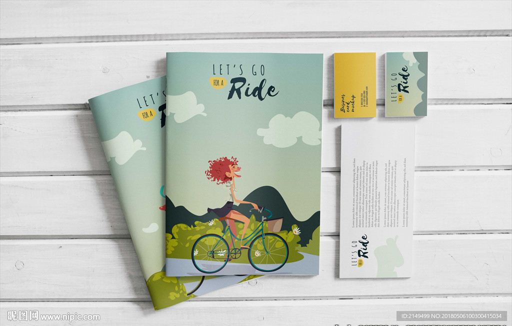 杂志画册封面样机