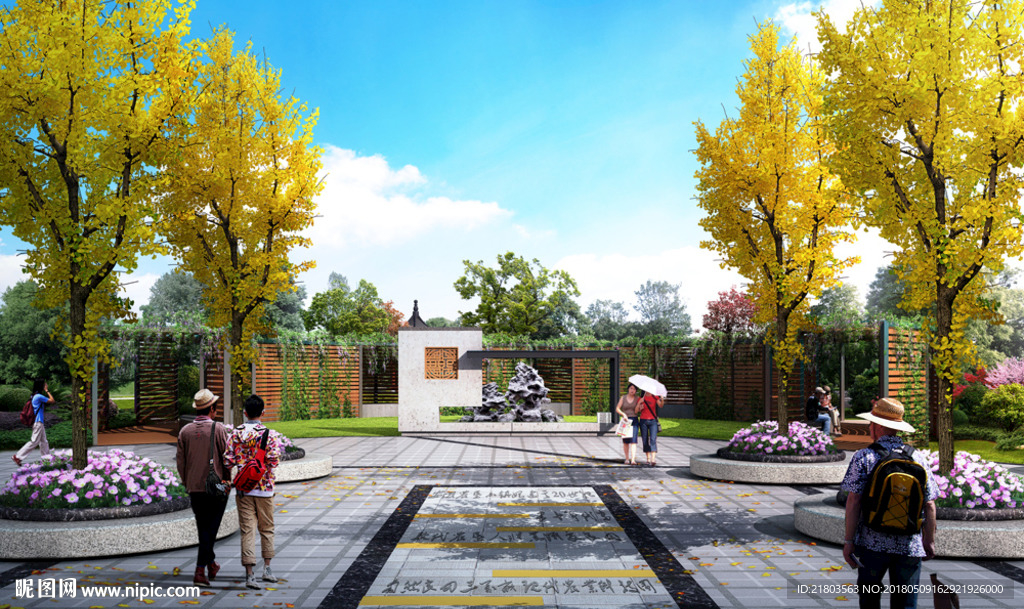 龙亢农场透视图