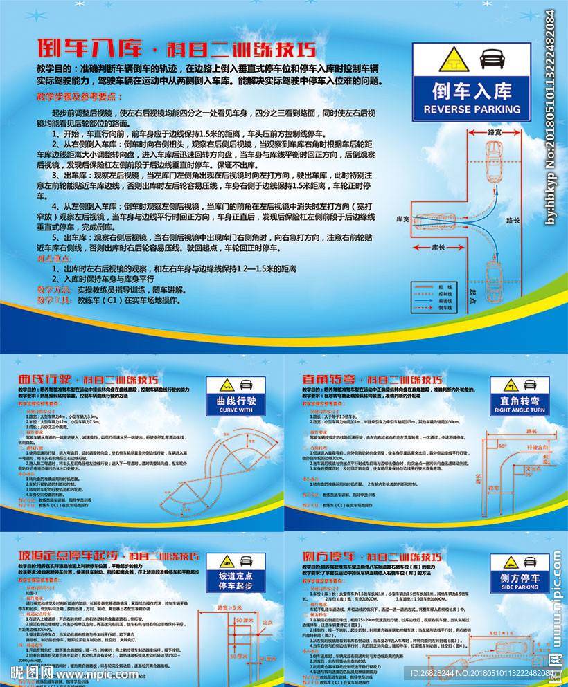 驾校科目二训练技巧 文字可编辑