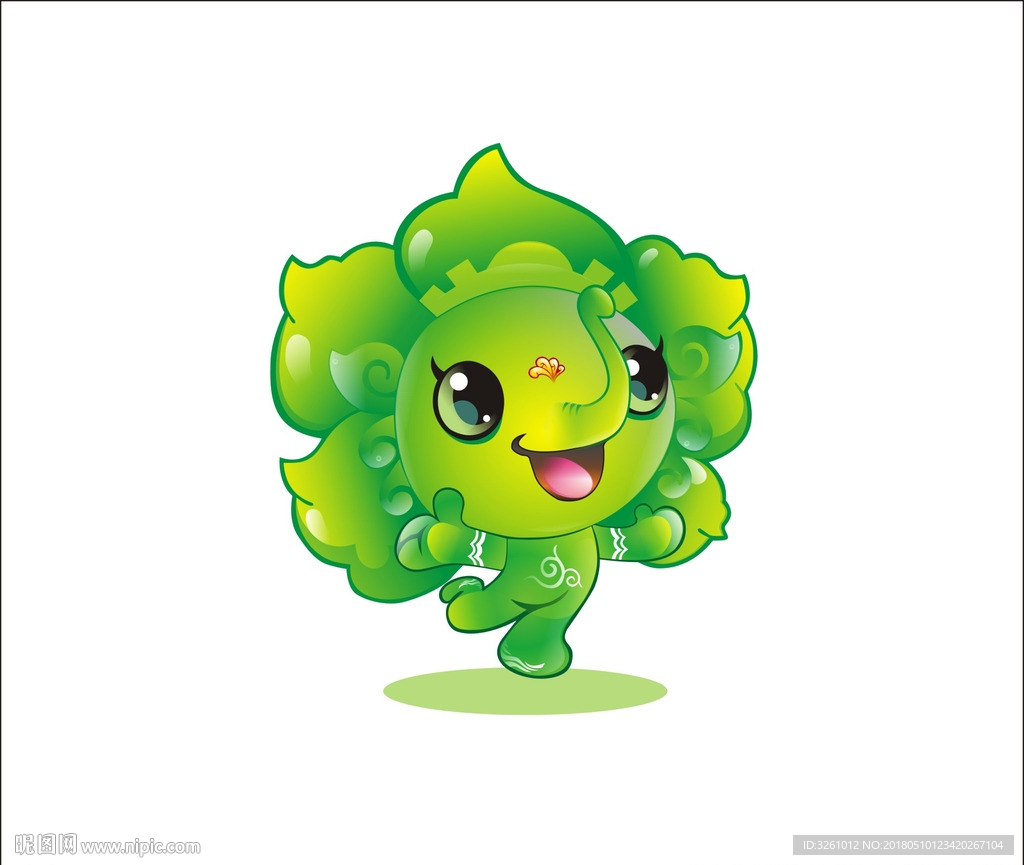 小象元素吉祥物