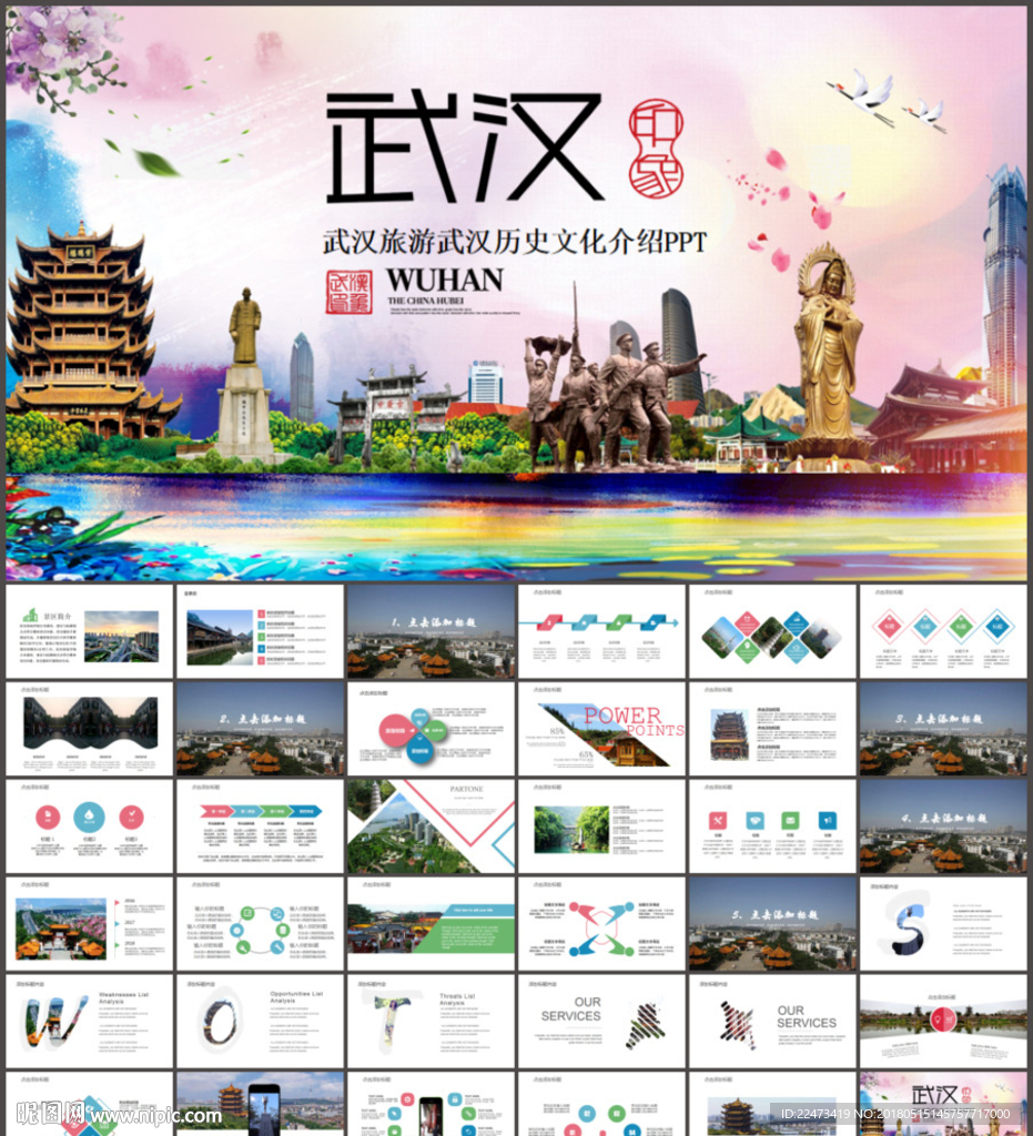 武汉旅游景区推广ppt