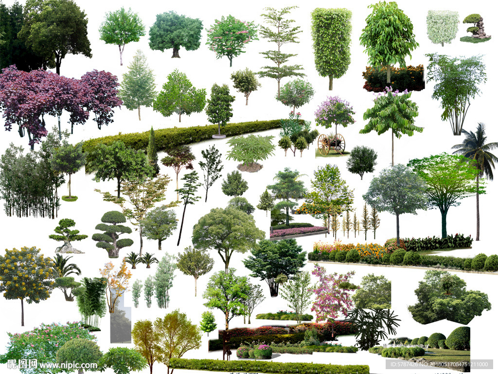 城市规划设计绿化素材