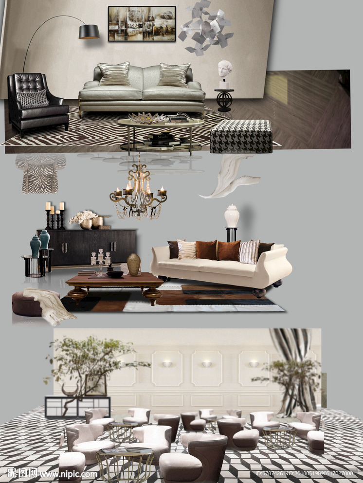 PS室内组合家具