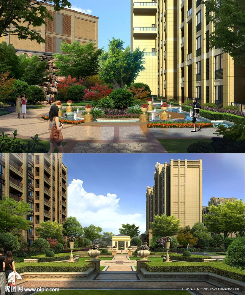 小区内庭院设计