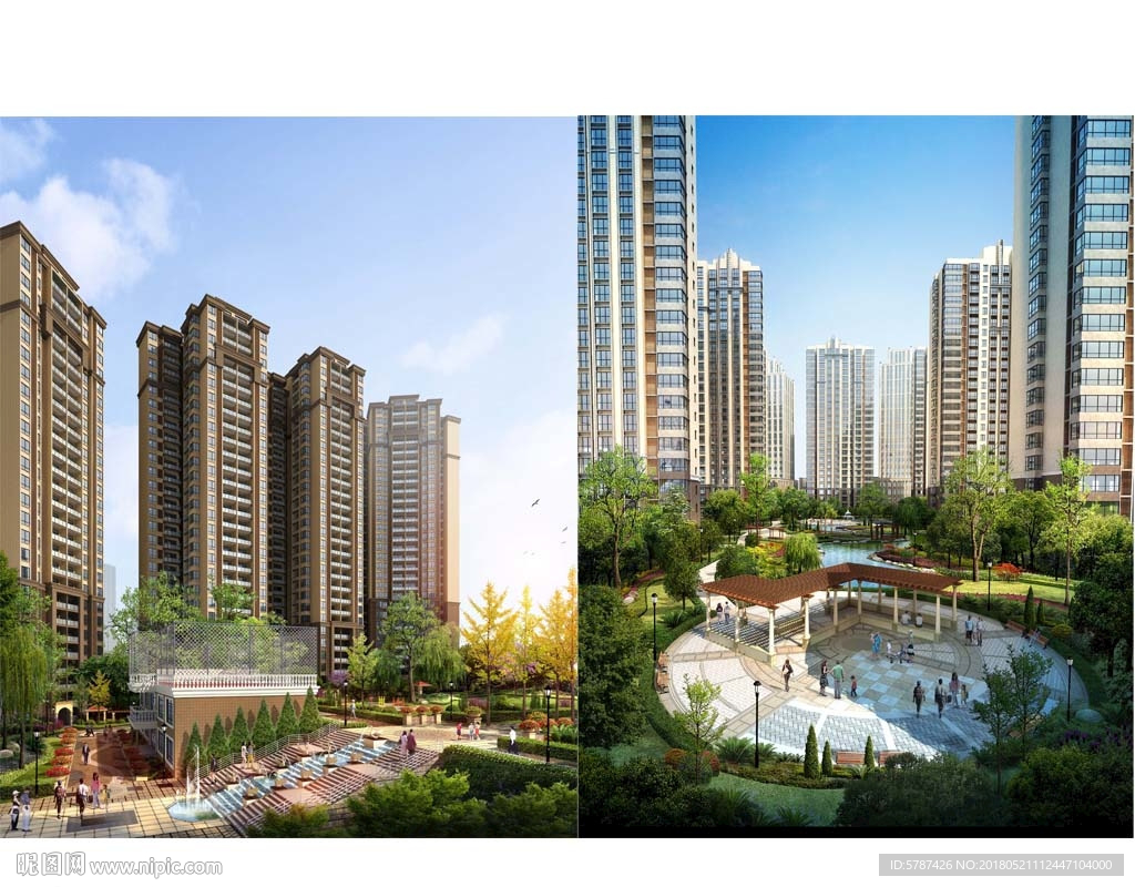 高档小区建筑园林设计