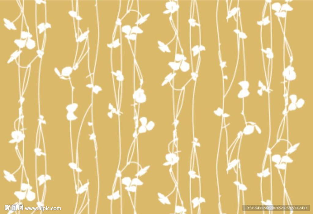 线条底纹 叶子底纹 矢量