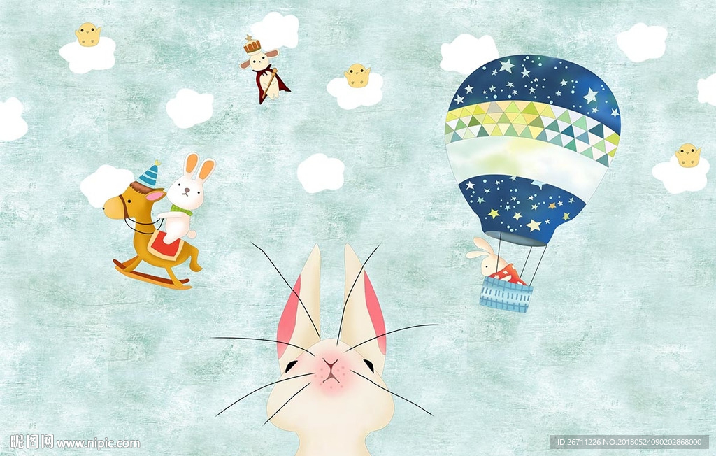 动漫卡通儿童背景墙