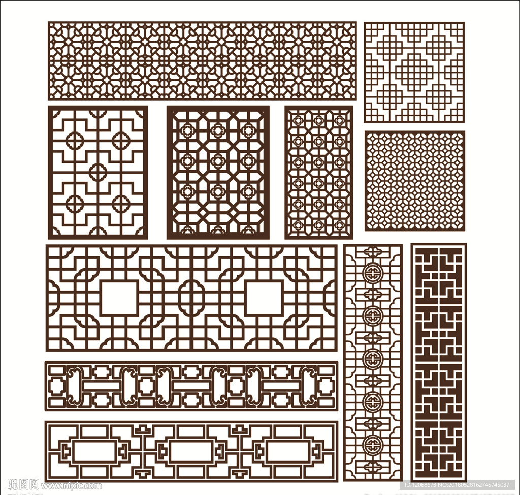 镂空雕刻 雕花隔断