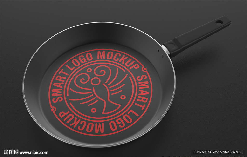 厨具平底锅logo样机