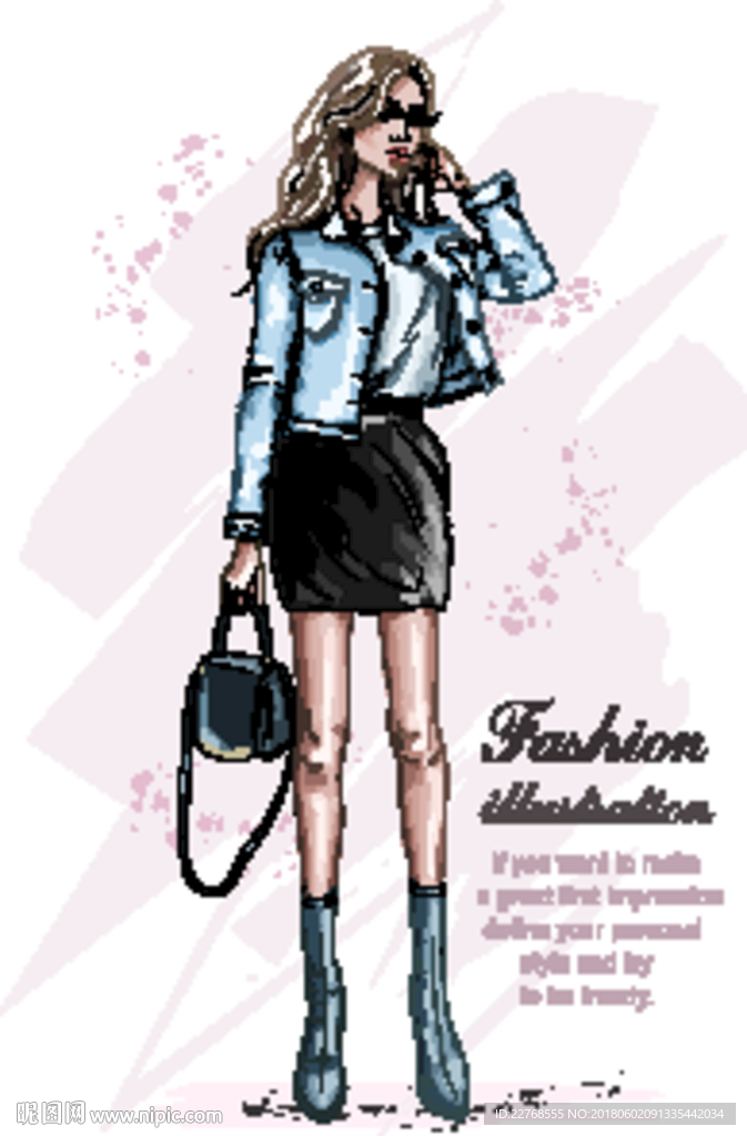 手绘女装女鞋 女装女鞋 卡通女