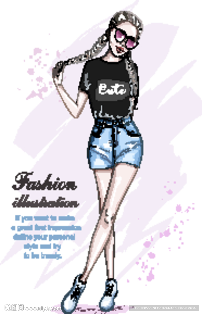 手绘女装女鞋 女装女鞋 卡通女