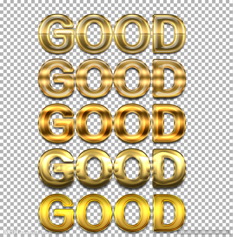 3D金属字立体金属字金字体