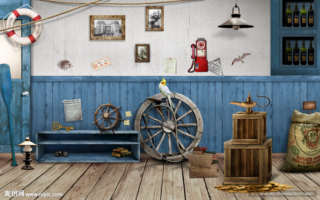 房间背景时尚底纹素材