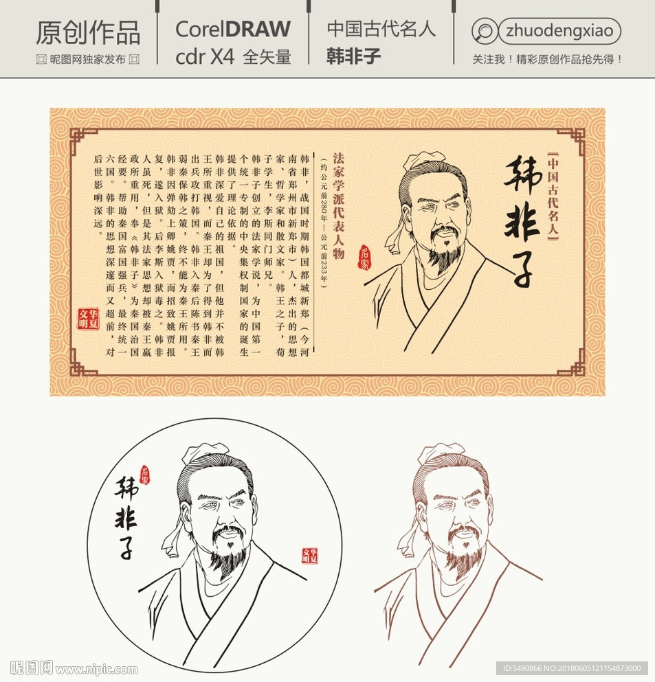 中国古代名人 韩非子