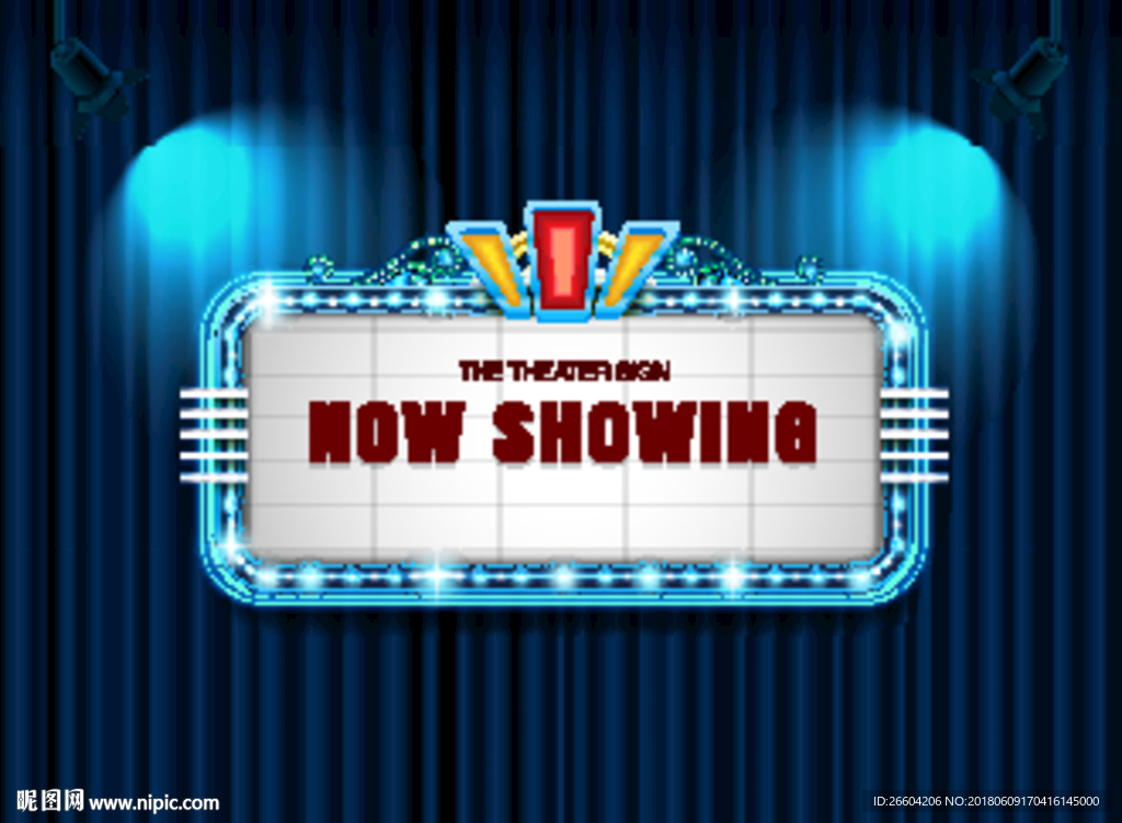 复古霓虹灯招牌