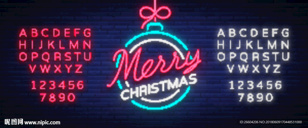 复古霓虹灯招牌