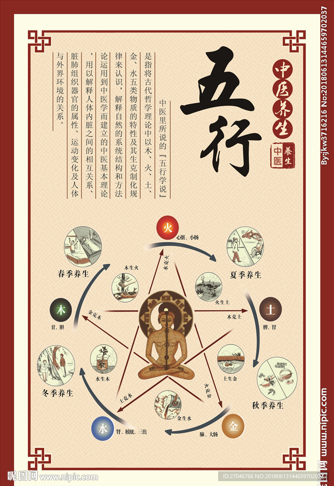 中医养身之五行