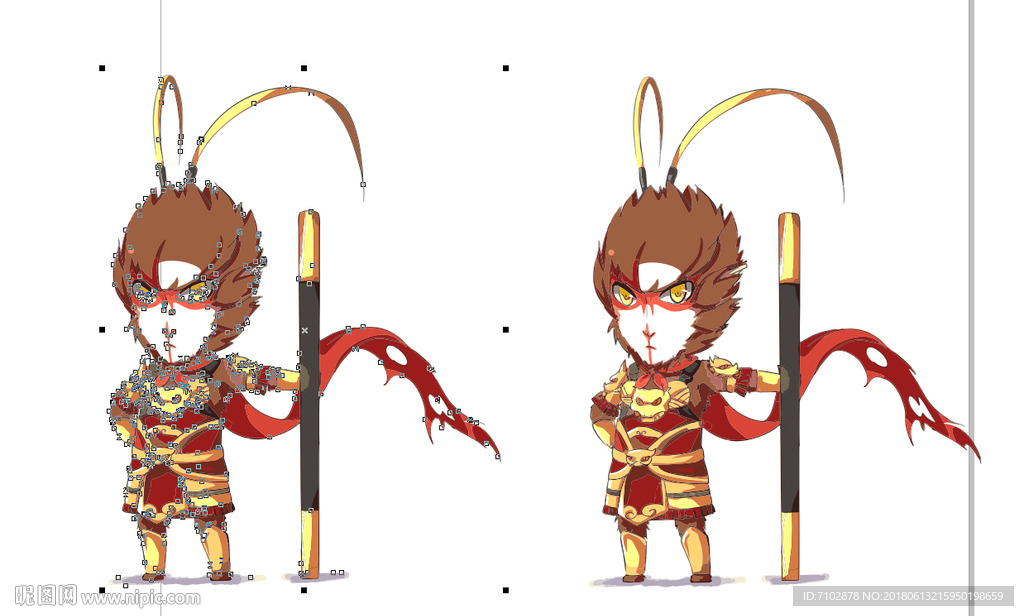 Q版齐天大圣孙悟空猴子