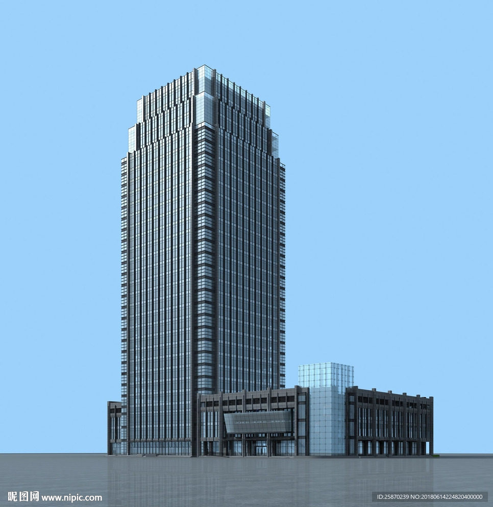 3D写字楼办公楼模型