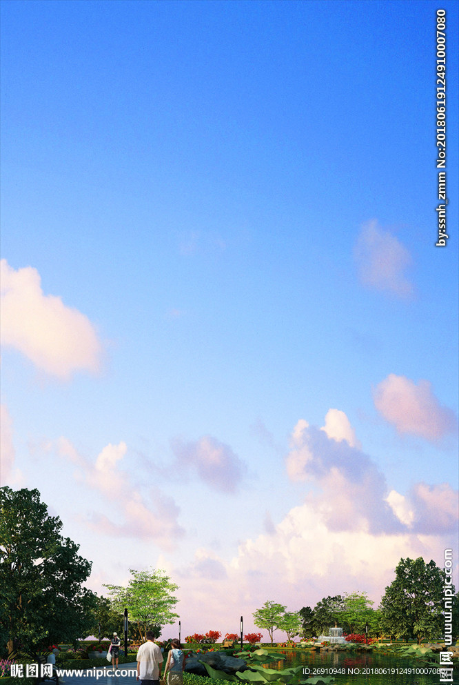 效果图后期套用素材