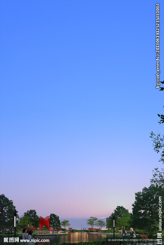 效果图后期套用素材