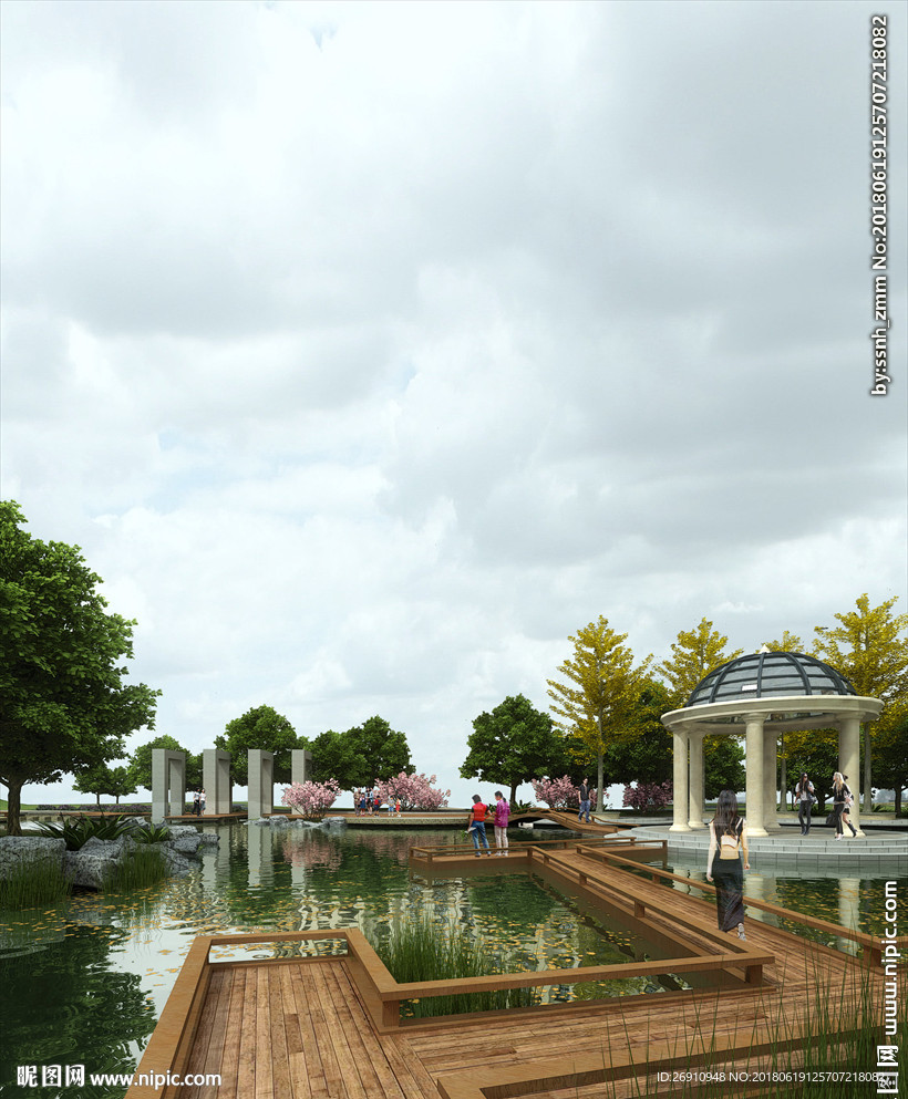 效果图后期套用素材