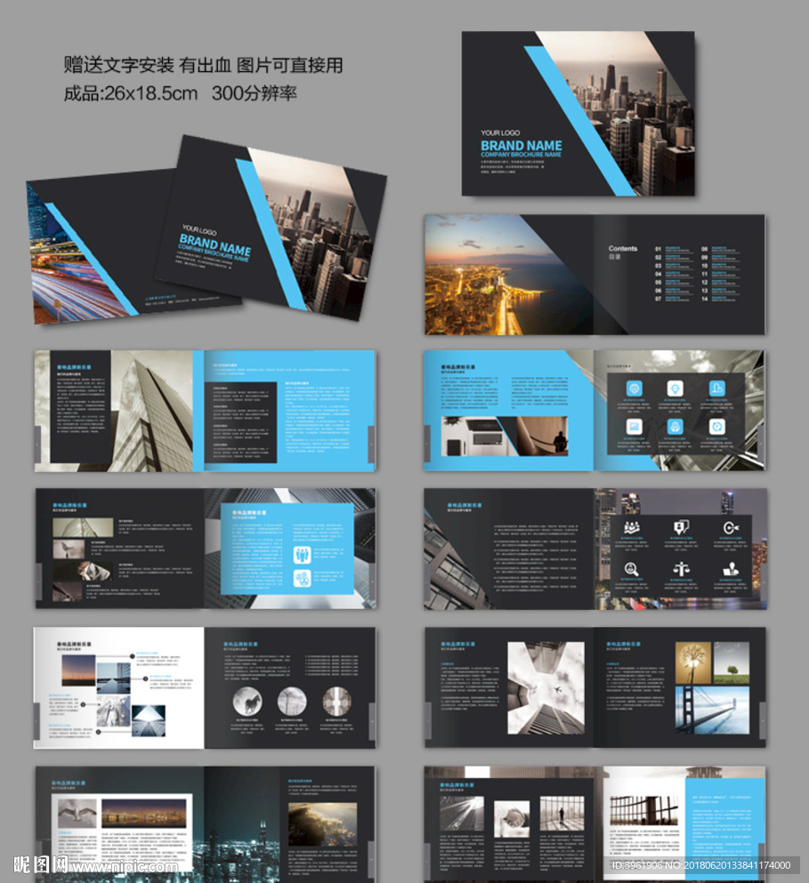 企业画册 宣传册子