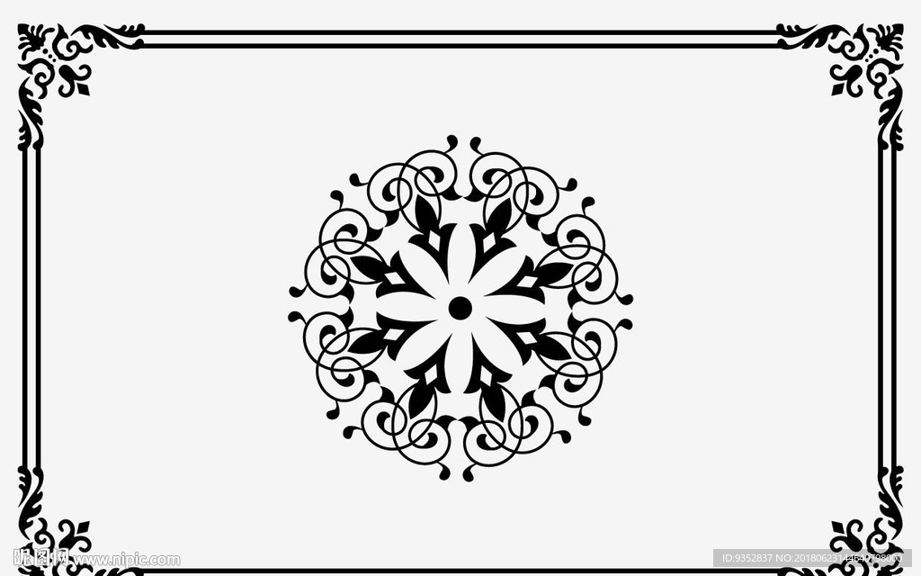 硅藻泥天花图案