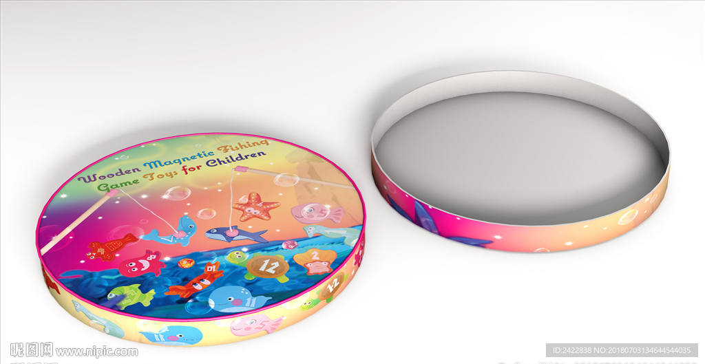 海洋钓鱼玩具包装盒