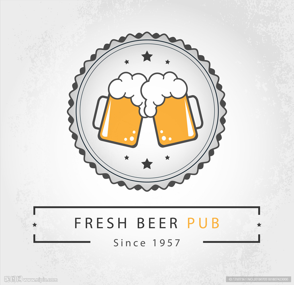 手绘简约高档酒吧UI图标设计