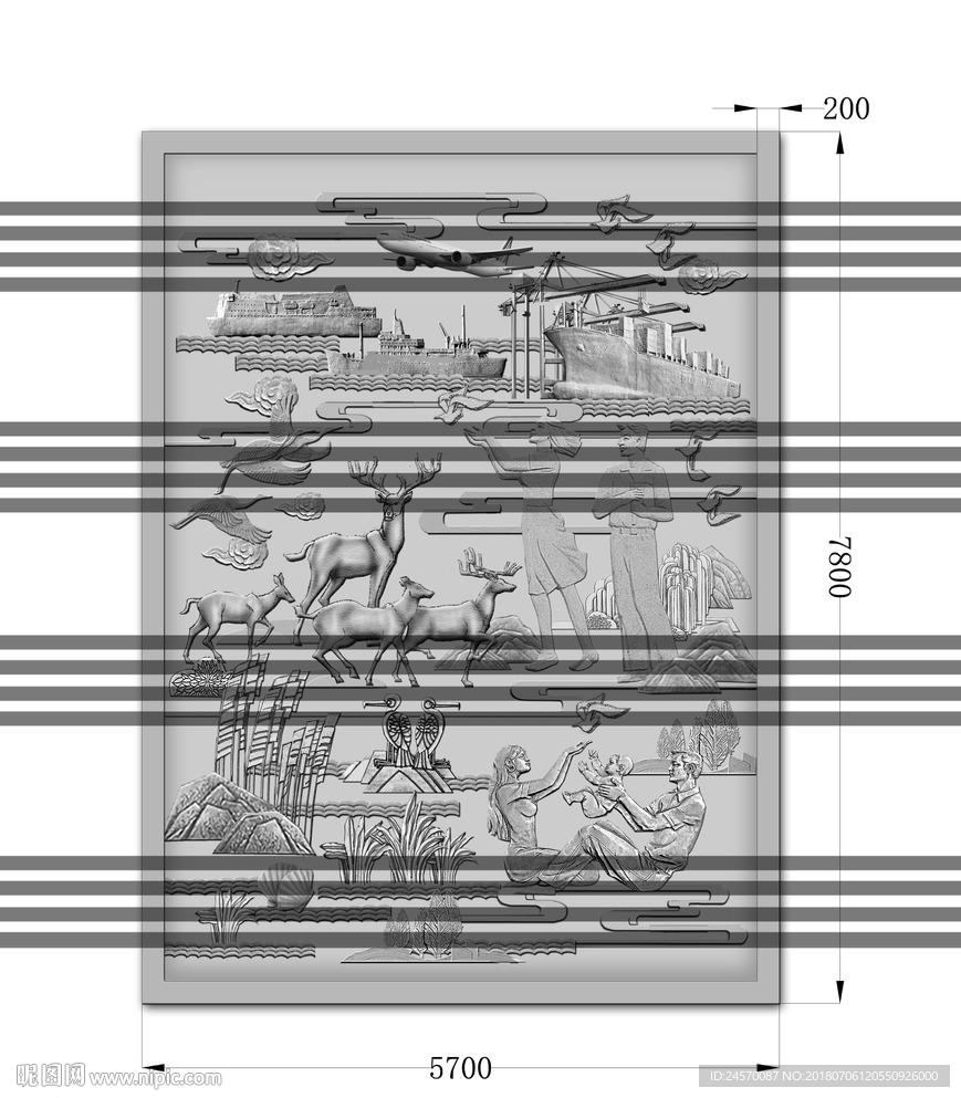 城市建设 城市文化浮雕2