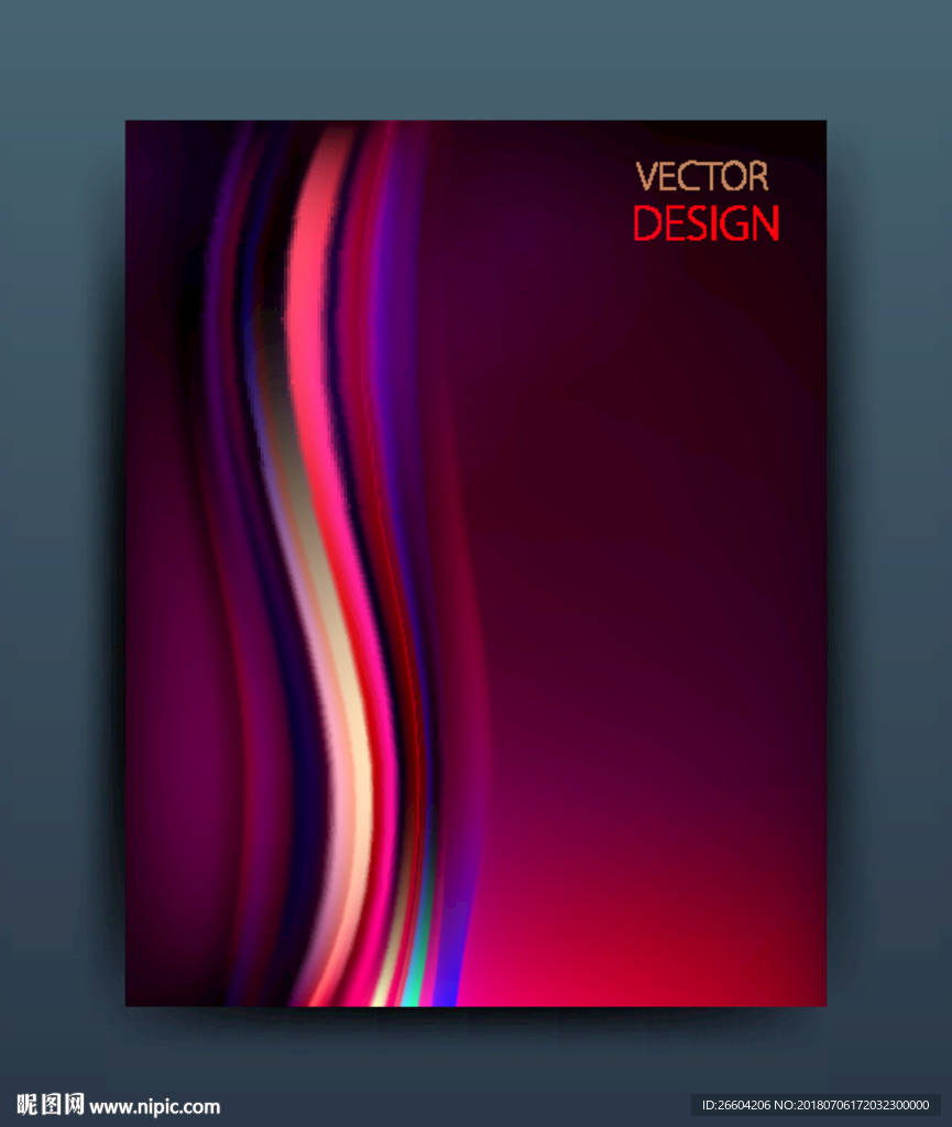 炫彩光影质感背景