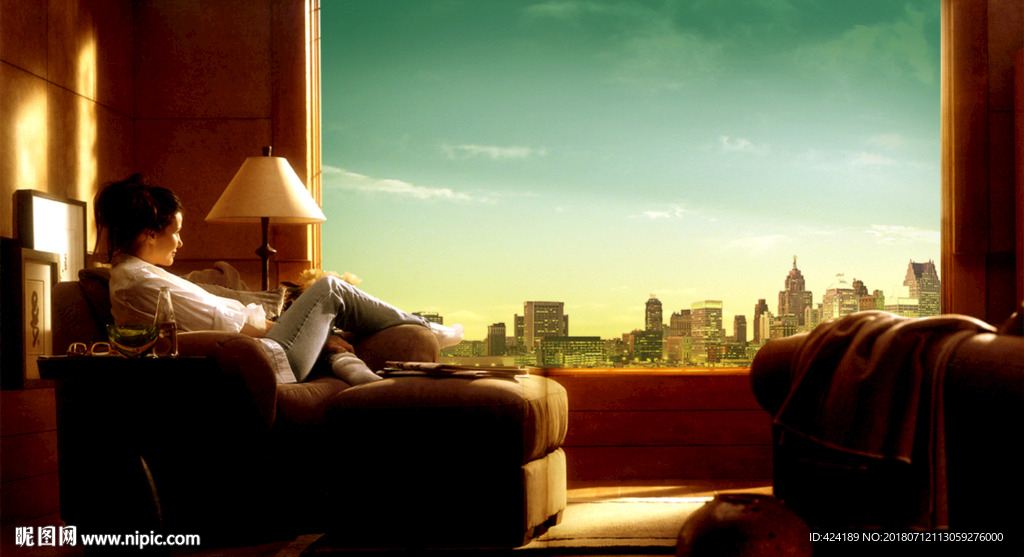 地产居家城市远景