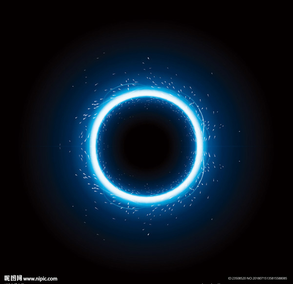 发光圆环背景