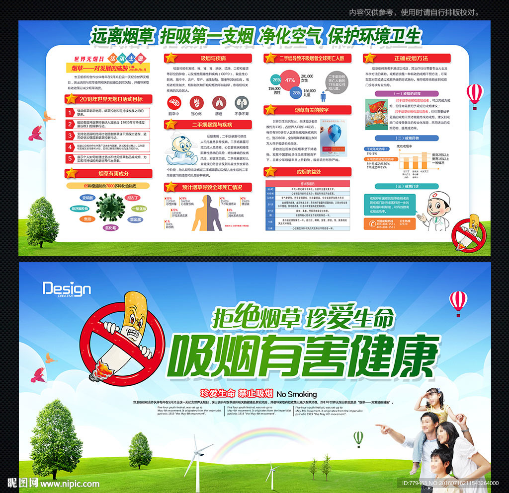 禁烟展板